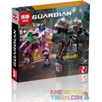 NOT Lego D.VA & REINHARDT 75973 LARI 11181 LEPIN 50004 XINH 8325 8326 xếp lắp ráp ghép mô hình NGƯỜI MÁY CỦA D.VA VÀ REINHARDT & Overwatch Trò Chơi 455 khối