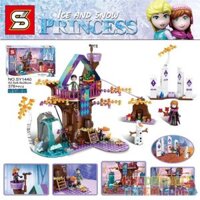 NOT Lego ENCHANTED TREE HOUSE 41164 1995 20004 J BRAND J70004 70004 LEDUO 7006 SHENG YUAN/SY SY1440 1440 xếp lắp ráp ghép mô hình NGÔI NHÀ TRÊN CÂY BỊ MÊ HOẶC ĐẦY Disney Princess Công Chúa 302 khối