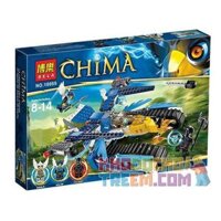 NOT Lego EQUILA'S ULTRA STRIKER 70013 Bela 10055 Lari 10055 xếp lắp ráp ghép mô hình PHI THUYỀN CỦA CHIẾN BINH ĐẠI BÀNG EQUILA SIÊU TIỀN ĐẠO Legends Of Chima Bộ Tộc Thú 339 khối