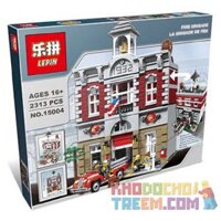 NOT Lego FIRE BRIGADE 10197 KING 84004 LEJI LJ99009 99009 LEPIN 15004 xếp lắp ráp ghép mô hình TRỤ SỞ CỨU HỎA ĐỘI Advanced Models 2231 khối