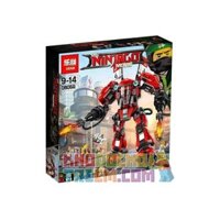 NOT Lego FIRE MECH 70615 Bela Lari 10720 LELE 31074 LEPIN 06052 xếp lắp ráp ghép mô hình NGƯỜI MÁY SAMURAI LỬA KHỔNG LỒ CỦA KAI  CHỮA CHÁY The Lego Ninjago Movie Ninja Lốc Xoáy 944 khối