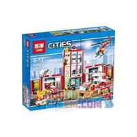 NOT Lego FIRE STATION 77944 BLX 82312 QUEEN 82038 Bela Lari 10831 LELE 28051 LEPIN 02052 LION KING 180034 SX 6064 WANGAO 1022 xếp lắp ráp ghép mô hình TRẠM CỨU HỎA LỚN TRỤ SỞ City Thành Phố 919 khối