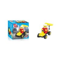 NOT Lego GO-KART、RACE BUGGY 1096 COMPANION 102 Enlighten Qman 0262 xếp lắp ráp ghép mô hình GO-KART RACE BUGGY ĐUA XE Town Thị Trấn 23 khối