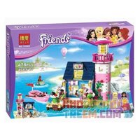 NOT Lego HEARTLAKE LIGHTHOUSE 41094 LARI BELA 10540 LELE 79161 xếp lắp ráp ghép mô hình HẢI ĐĂNG HỒ TRÁI TIM NGỌN HẢI HEARTLAKE Friends Các Bạn Gái 473 khối