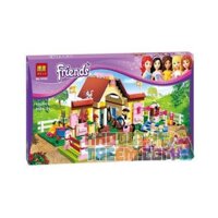 NOT Lego HEARTLAKE STABLES 3189 LARI BELA 10163 xếp lắp ráp ghép mô hình CHUỒNG NGỰA HỒ TRÁI TIM HEARTLAKE Friends Các Bạn Gái 401 khối