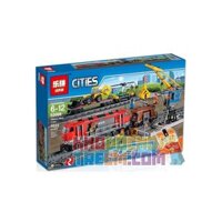 NOT Lego HEAVY-HAUL TRAIN 60098 QUEEN 82009 LELE 28033 LEPIN 02009 LION KING 180028 TIGERS 40022 xếp lắp ráp ghép mô hình TÀU CHỞ HÀNG NẶNG CÓ ĐIỀU KHIỂN TỪ XA HẠNG City Thành Phố 984 khối