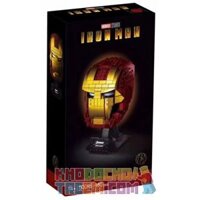 NOT Lego IRON MAN BUST 76165 50015 9958 xếp lắp ráp ghép mô hình NGƯỜI SẮT MŨ BẢO HIỂM IRON MAN Marvel Super Heroes Siêu Anh Hùng Marvel 480 khối