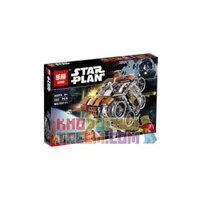 NOT Lego JAKKU QUADJUMPER 75178 LEPIN 05111 xếp lắp ráp ghép mô hình THOÁT KHỎI JAKKU BẰNG TÀU QUADJUMPER ÁO KHOÁC BỐN DÂY Star Wars Chiến Tranh Giữa Các Vì Sao 457 khối