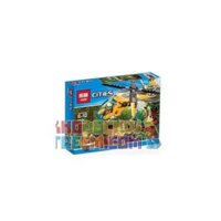 NOT Lego JUNGLE CARGO HELICOPTER 60158 BELA 10709 LEPIN 02080 xếp lắp ráp ghép mô hình TRỰC THĂNG VẬN CHUYỂN TRONG RỪNG MÁY BAY CHỞ HÀNG City Thành Phố 201 khối