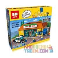 NOT Lego KWIK-E-MART 71016 KING 83004 LEPIN 16004 LION KING 180043 xếp lắp ráp ghép mô hình SIÊU THỊ KWIK-E-MART The Simpsons Gia Đình Simpsons 2179 khối