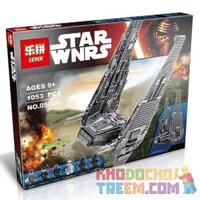 NOT Lego KYLO REN'S COMMAND SHUTTLE 75104 LEPIN 05006 xếp lắp ráp ghép mô hình PHI THUYỀN CHỈ TÀU CON THOI CỦA KYLO REN Star Wars Chiến Tranh Giữa Các Vì Sao 1005 khối