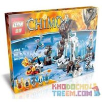 NOT Lego LEGENDS OF CHIMA MAMMOTH'S FROZEN STRONGHOLD 70226 Bela Lari 10356 LEPIN 04023 xếp lắp ráp ghép mô hình PHÁO ĐÀI BĂNG CỦA MAMMOTH THÀNH TRÌ GIÁ Bộ Tộc Thú 621 khối