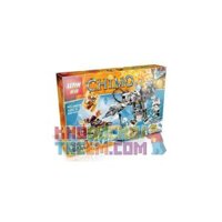NOT Lego LEGENDS OF CHIMA ICEBITE'S CLAW DRILLER 70223 Bela Lari 10355 LEPIN 04016 xếp lắp ráp ghép mô hình RÔ BỐT KHOAN MÓNG VUỐT CỦA ICEBITE MÁY Bộ Tộc Thú 629 khối