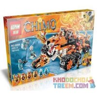 NOT Lego LEGENDS OF CHIMA TIGER'S MOBILE COMMAND 70224 Bela Lari 10357 LEPIN 04008 xếp lắp ráp ghép mô hình CHIẾN XA CHỈ HUY CỦA HỔ BỘ DI ĐỘNG TIGER Bộ Tộc Thú 712 khối