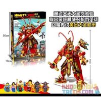 NOT Lego MONKEYKID KING WARRIOR MECH 80012 123 BRICKHEAD BUILDING BLOCKS 123-1 LARI 11545 LEBO 10752 SNAKE 32107 xếp lắp ráp ghép mô hình MONKEY KING WARRIOR MECH CHIẾN BINH VUA KHỈ Monkie Kid Tây Du Ký Tôn Ngộ Không 1629 khối