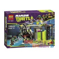 NOT Lego MUTATION CHAMBER UNLEASHED 79119 Bela 10262 Lari 10262 xếp lắp ráp ghép mô hình PHÒNG THÍ NGHIỆM ĐỘT BIẾN UNLEASHED ĐƯỢC GIẢI PHÓNG Teenage Mutant Ninja Turtles Ninja Rùa 196 khối