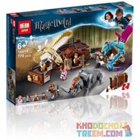 NOT Lego NEWT'S CASE OF MAGICAL CREATURES 75952 Bela Lari 11009 LELE 39148 L154 L155 LEPIN 16059 xếp lắp ráp ghép mô hình TRƯỜNG HỢP SINH VẬT KỲ DIỆU CỦA NEWT HUYỀN BÍ Harry Potter Chú Bé Phù Thủy 694 khối