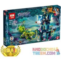 NOT Lego NOCTURA'S TOWER & THE EARTH FOX RESCUE 41194 LEPIN 30018 xếp lắp ráp ghép mô hình TÒA THÁP MA THUẬT CỦA NOCTURA VÀ CUỘC GIẢI CỨU CÁO ĐẤT Elves Thế Giới Phép Thuật 646 khối