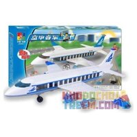 NOT Lego PASSENGER PLANE 7893-2 WOMA J5667 5667 xếp lắp ráp ghép mô hình MÁY BAY CHỞ KHÁCH City Thành Phố 401 khối