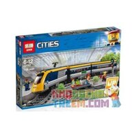 NOT Lego PASSENGER TRAIN 60197 QUEEN 82087 Bela Lari 11001 LEPIN 02117 LION KING 180038 TIGERS 40025 xếp lắp ráp ghép mô hình TÀU HỎA CHỞ KHÁCH CÓ ĐIỀU KHIỂN TỪ XA City Thành Phố 677 khối