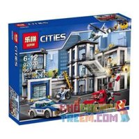 NOT Lego POLICE STATION 60141 BLX 82306 KING/QUEEN 82016 Bela Lari 10660 LELE 39058 LEPIN 02020 LEZI 94001 SX 6065 TIGERS 40023 xếp lắp ráp ghép mô hình ĐỒN CẢNH SÁT City Thành Phố 894 khối