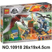 NOT Lego PTERANADON ESCAPE 10756 Bela 10918 Lari 10918 xếp lắp ráp ghép mô hình PTERANODON ESCAPE TRỐN THOÁT Juniors Thiếu Niên 84 khối