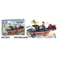 NOT Lego RACING BIKE TRANSPORTER 60084 Winner 5027 xếp lắp ráp ghép mô hình VẬN CHUYỂN XE ĐẠP ĐUA City Thành Phố 178 khối