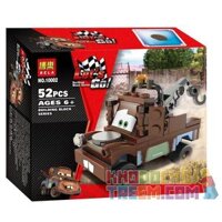 NOT Lego RADIATOR SPRINGS CLASSIC MATER 8201 Bela 10002 Lari 10002 xếp lắp ráp ghép mô hình CẦN DỊCH LÒ XO TẢN NHIỆT CỔ ĐIỂN Cars Vương Quốc Xe Hơi 52 khối
