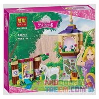 NOT Lego RAPUNZEL'S BEST DAY EVER 41065 LARI BELA 10564 LELE 37000 xếp lắp ráp ghép mô hình NGÀY ĐẸP NHẤT CỦA CÔNG CHÚA TÓC DÀI TUYỆT VỜI RAPUNZEL Disney Princess 145 khối