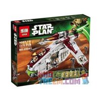 NOT Lego REPUBLIC GUNSHIP 75021 KING 81043 LEPIN 05041 LION KING 180012 X19046 19046 xếp lắp ráp ghép mô hình PHI THUYỀN CHIẾN ĐẤU PHE CỘNG HÒA PHÁO HẠM Star Wars Chiến Tranh Giữa Các Vì Sao 1175 khối