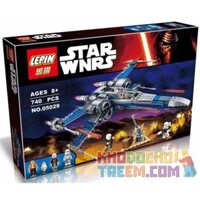 NOT Lego RESISTANCE X-WING FIGHTER 75149 77003 LELE 35006 LEPIN 05029 xếp lắp ráp ghép mô hình PHI THUYỀN CHIẾN ĐẤU CÁNH CHỮ X MÁY BAY KHÁNG Star Wars Chiến Tranh Giữa Các Vì Sao 740 khối
