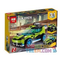 NOT Lego ROCKET RALLY CAR 31074 Decool 31011 3128 Jisi 31011 3128 Bela Lari 11046 LEPIN 24047 xếp lắp ráp ghép mô hình XE ĐỊA HÌNH TÊN LỬA ĐUA Creator Sáng Tạo 241 khối