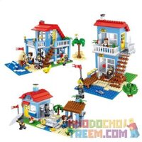 NOT Lego SEASIDE HOUSE 7346 LELE 33019 xếp lắp ráp ghép mô hình NHÀ CỦA HẢI TẶC NGÔI BÊN BỜ BIỂN Creator Sáng Tạo 415 khối