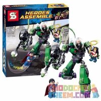 NOT Lego SECRET SPACE VOYAGER 6862 SHENG YUAN SY SY330 xếp lắp ráp ghép mô hình SIÊU NHÂN VS LUTHOR BỌC THÉP Thám Hiểm Không Gian 207 khối
