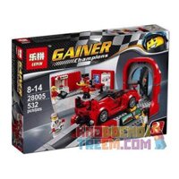 NOT Lego SPEED CHAMPIONS FERRARI FXX K & DEVELOPMENT CENTER 75882 Bela Lari 10781 LEPIN 28005 SHENG YUAN/SY 6786 WANGAO 7004 WANGE/DR.LUCK 2876 S76 xếp lắp ráp ghép mô hình Speed Champions Racing Cars Đua Xe Công Thức 494 khối