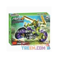 NOT Lego SPEEDA DEMON 6231 JISI 10188 xếp lắp ráp ghép mô hình ROBOT PHẢN DIỆN SPEEDA DEMON CON QUỶ TỐC ĐỘ Hero Factory Nhà Máy Sản Xuất Anh Hùng 192 khối