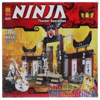 NOT Lego SPINJITZU DOJO 2504 Bela 9734 Lari 9734 xếp lắp ráp ghép mô hình SPINJITZU DOJO VÕ ĐƯỜNG NINJAGO NINJUTSU LỐC XOÁY The Lego Ninjago Movie Ninja Lốc Xoáy 373 khối