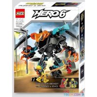 NOT Lego SPLITTER BEAST VS. FURNO & EVO 44021 JISI 10466 xếp lắp ráp ghép mô hình ĐẠI CHIẾN THÚ HAI ĐẦU KHỔNG LỒ SPLITTER BEAST VỚI ROBOT MINI EVO VÀ FURNO VS & Hero Factory Nhà Máy Sản Xuất Anh Hùng 108 khối