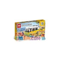 NOT Lego SUNSHINE SURFER VAN 31079 Bela Lari 11047 LEPIN 24044 SHENG YUAN/SY 1061 xếp lắp ráp ghép mô hình NGƯỜI LƯỚT SÓNG TIÊN PHONG SUNSHINE SURFER VAN Creator Sáng Tạo 379 khối