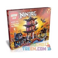 NOT Lego TEMPLE OF AIRJITZU 70751 QUEEN 89009 BELA 10427 LELE 79247 LEPIN 06022 LION KING 180088 xếp lắp ráp ghép mô hình ĐỀN TẬP LUYỆN CỦA NINJA AIRJITZU The Lego Ninjago Movie Ninja Lốc Xoáy 2028 khối