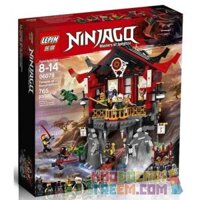 NOT Lego TEMPLE OF RESURRECTION 70643 Bela Lari 10806 LELE 31121 LEPIN 06078 xếp lắp ráp ghép mô hình ĐỀN PHỤC SINH The Lego Ninjago Movie Ninja Lốc Xoáy 765 khối