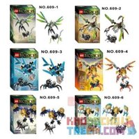 NOT Lego TERAK - CREATURE OF EARTH 71304 XSZ KSZ 609-5 xếp lắp ráp ghép mô hình CHIẾN BINH SINH HỌC TERAK - VẬT CỦA TRÁI ĐẤT Bionicle Anh Hùng Toa 74 khối