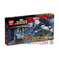 NOT Lego THE AVENGERS QUINJET CITY CHASE 76032 LELE 79129 LEPIN 07015 SHENG YUAN/SY SY359 xếp lắp ráp ghép mô hình CUỘC TRUY ĐUỔI THÀNH PHỐ AVENGERS QUINJET SIÊU ANH HÙNG VÀ PHI THUYỀN BẮT TRONG Marvel Super Heroes Siêu Anh Hùng Marvel 722 khối