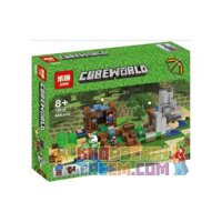 NOT Lego THE CRAFTING BOX 2.0 21135 Bela Lari 10733 LELE 33230 33231 33232 LEPIN 18030 SHENG YUAN/SY SY969 xếp lắp ráp ghép mô hình TỰ DO SÁNG TẠO HỘP CHẾ 2.0 Minecraft Game Xây Dựng 717 khối