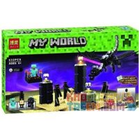 NOT Lego THE ENDER DRAGON 21117 BLX 81117 Bela Lari 10178 LELE 79073 xếp lắp ráp ghép mô hình RỒNG ĐỊA NGỤC ENDER Minecraft Game Xây Dựng 634 khối