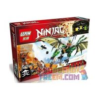 NOT Lego THE GREEN NRG DRAGON 70593 Bela Lari 10526 LELE 79345 LEPIN 06036 SHENG YUAN/SY SY592 xếp lắp ráp ghép mô hình RỒNG XANH LÁ CỦA LLOYD NRG The Lego Ninjago Movie Ninja Lốc Xoáy 567 khối