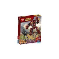 NOT Lego THE HULKBUSTER SMASH-UP 76104 Bela Lari 10832 LEPIN 07102 SHENG YUAN/SY SY1001 1001 34034 XINH 8901 xếp lắp ráp ghép mô hình BỘ GIÁP HULKBUSTER SIÊU CẤP CUỘC ĐẬP PHÁ Marvel Super Heroes Siêu Anh Hùng Marvel 375 khối