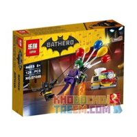 NOT Lego THE JOKER BALLOON ESCAPE 70900 Bela Lari 10626 LEPIN 07048 SHENG YUAN/SY SY877A 877A xếp lắp ráp ghép mô hình JOKER TRỐN THOÁT BẰNG BÓNG BAY CUỘC KHINH KHÍ CẦU CỦA The Lego Batman Movie Người Dơi Bảo Vệ Gotham 124 khối