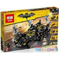 NOT Lego THE ULTIMATE BATMOBILE 70917 JISI 7132 KING 87045 Bela Lari 10740 LEPIN 07077 SHENG YUAN/SY SY942 xếp lắp ráp ghép mô hình BATMOBILE TỐI THƯỢNG SIÊU XE CỦA NGƯỜI DƠI The Lego Batman Movie Người Dơi Bảo Vệ Gotham 1456 khối