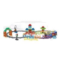 NOT Lego THOMAS LOAD AND CARRY TRAIN SET 5554 HUIMEI/STAR CITY/XING DOU CHENG HM318 xếp lắp ráp ghép mô hình TÀU HỎA ĐỘNG CƠ PIN THOMAS VÀ RAY BẦU DỤC Duplo Khối Lớn 61 khối